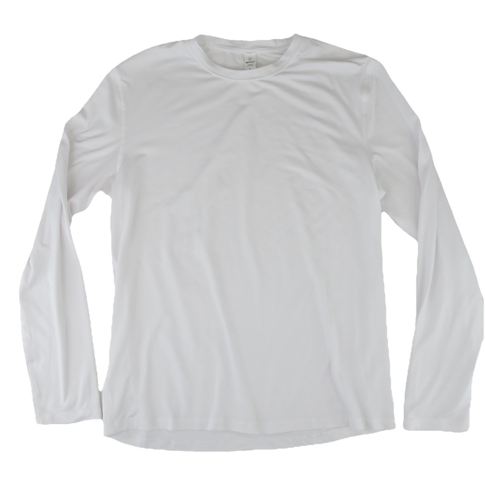 90 Degree by Reflex Super Soft Everyday‎ Long Sleeve Top Shirt Mens Large White